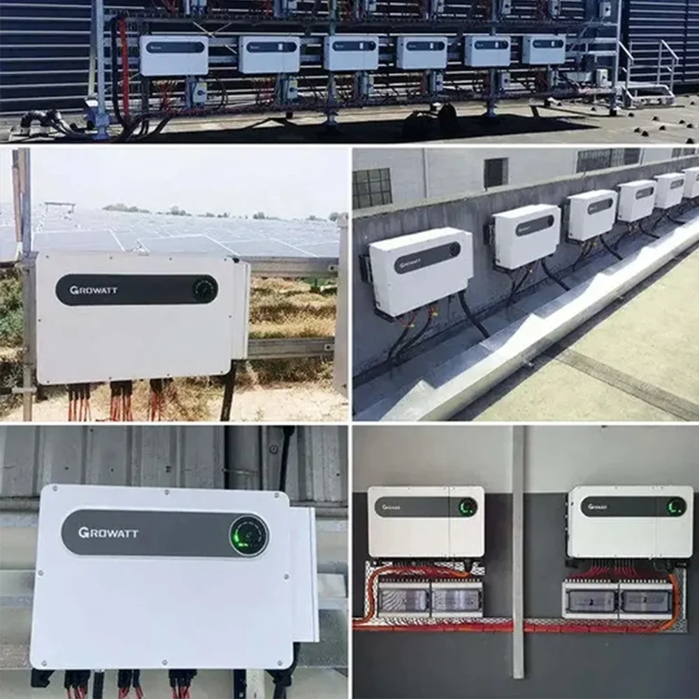 Growatt настенный 100 кВт 110 120 125 солнечный инвертор MAX 100-125KTL3-X LV трехфазный сетевой с Wi-Fi