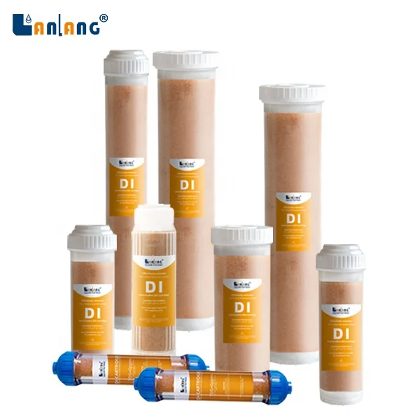 Water treatment filter cartridge Di resin deionized 0 tds pure water DI filter aquarium laser machine car washing di filter