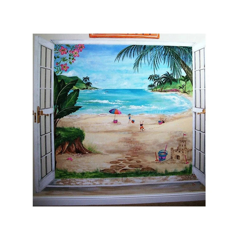 Custom Home Life Decoration PVC Sticker Indoor Use Vinyl Mirror Wall Sticker