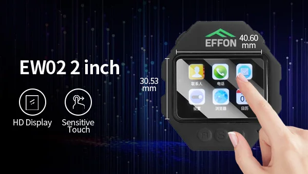 Android 10.0 Wrist Wearable Watch Battery Removable PDA Barcode Scanner Terminal PDA EW02