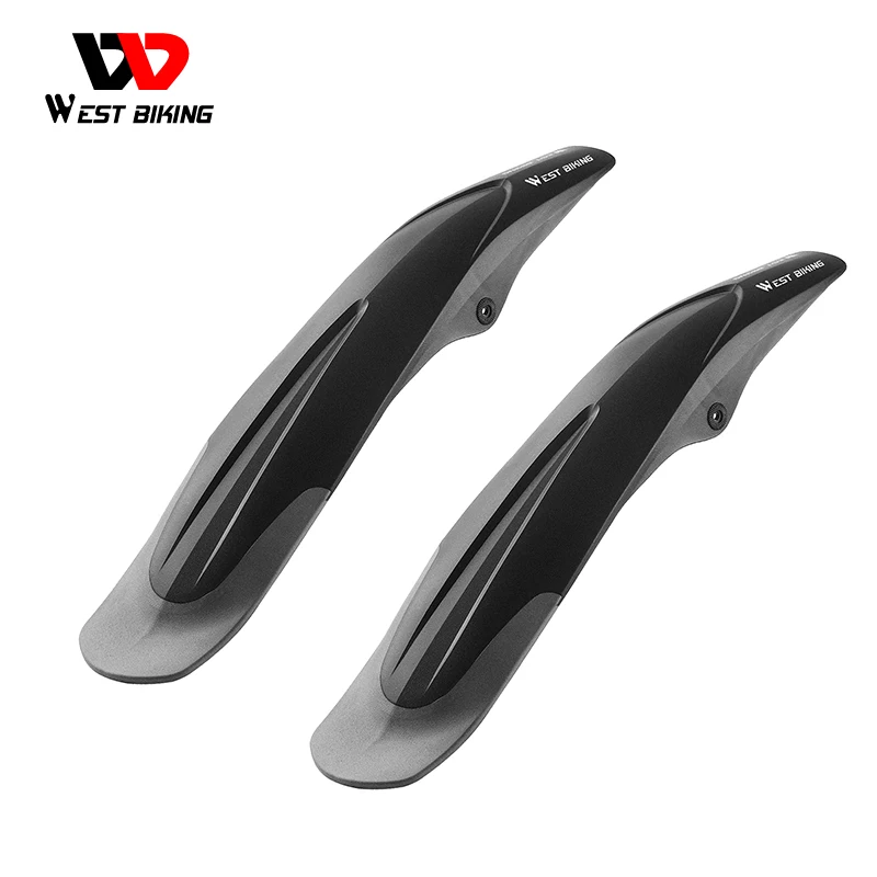 WEST BIKING Bike Fender 26-29 Inch Fashionable Bicycle Accessories Bicycle Front And Rear Mudguard Fender MTB Mud Guard