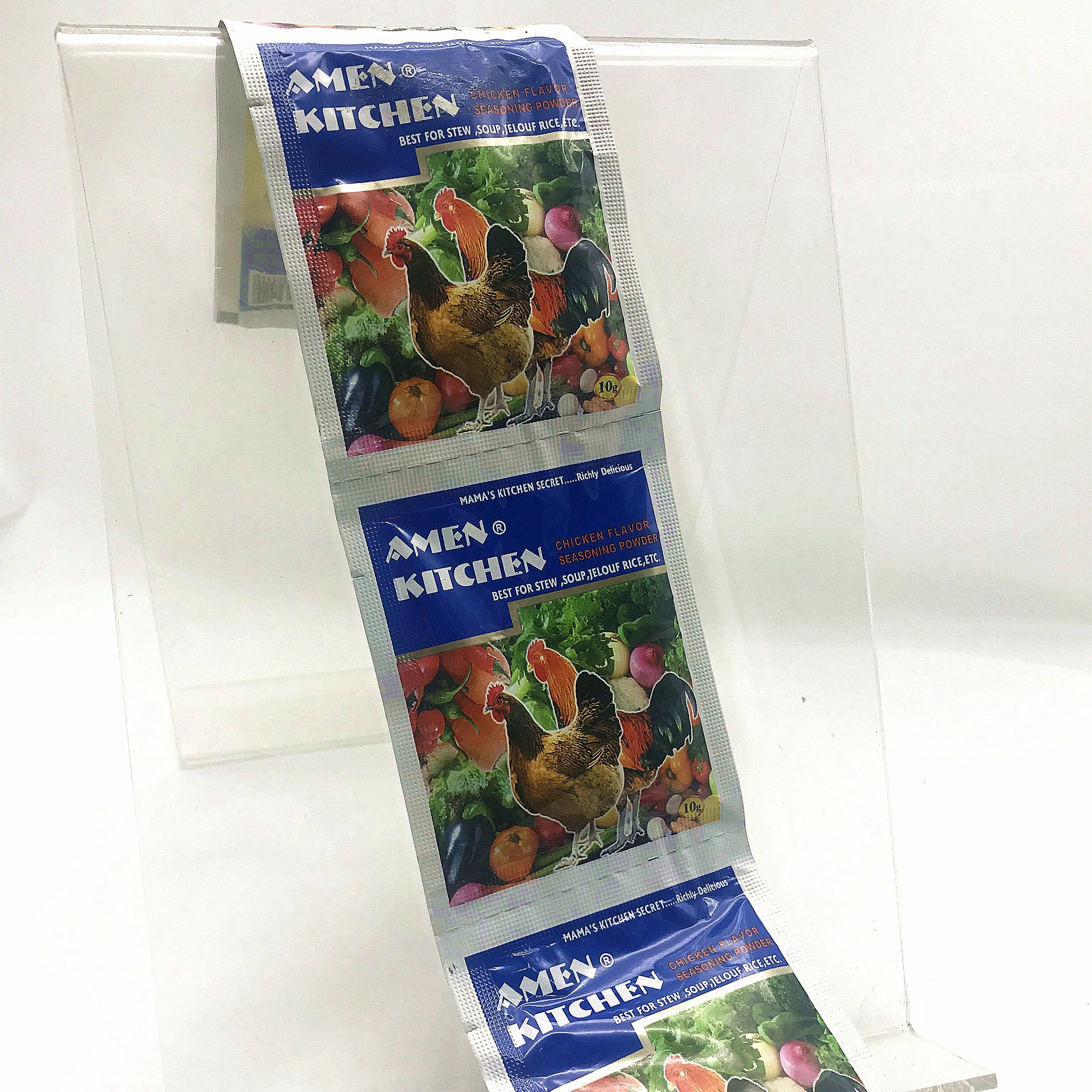 low cost africa halal market 10g*10sachets chicken Bouillon shrimp Flavour halal Food mixed Seasoning soup stock Powder
