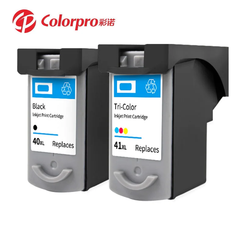 Remanufactured ink cartridge pg40XL cl41XL PG40 CL41 for Pixma MP140//145/150/160/170/180/190/198/210/220/228/450/450X /460/470