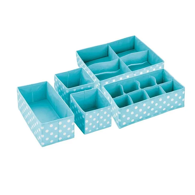 Closet Organizer Bin Soft Fabric Dresser Drawer Underwear Storage Drawer Divider Storage Organizers