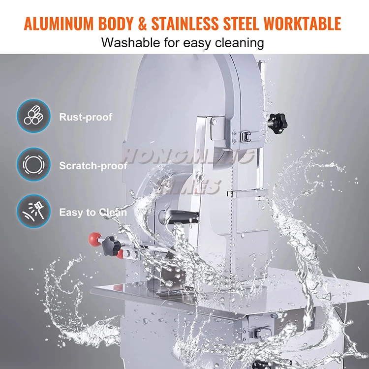 Commercial Frozen Chicken Meat Cutter, Electric Bone Saw Mutton Bone Sawing Machine