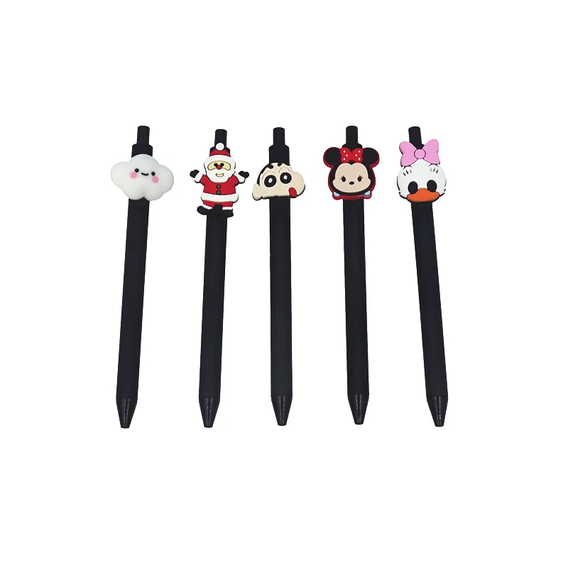 wholesale promotion ball pen with PVC character head ballpoint pen cute cartoon pen Writing width 1.0mm