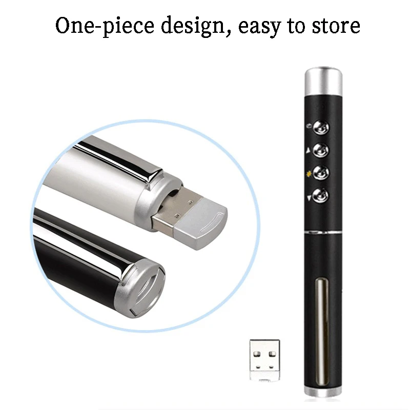 Wireless Presenter 2.4GHz Presentation Clicker for PPT Page Turning