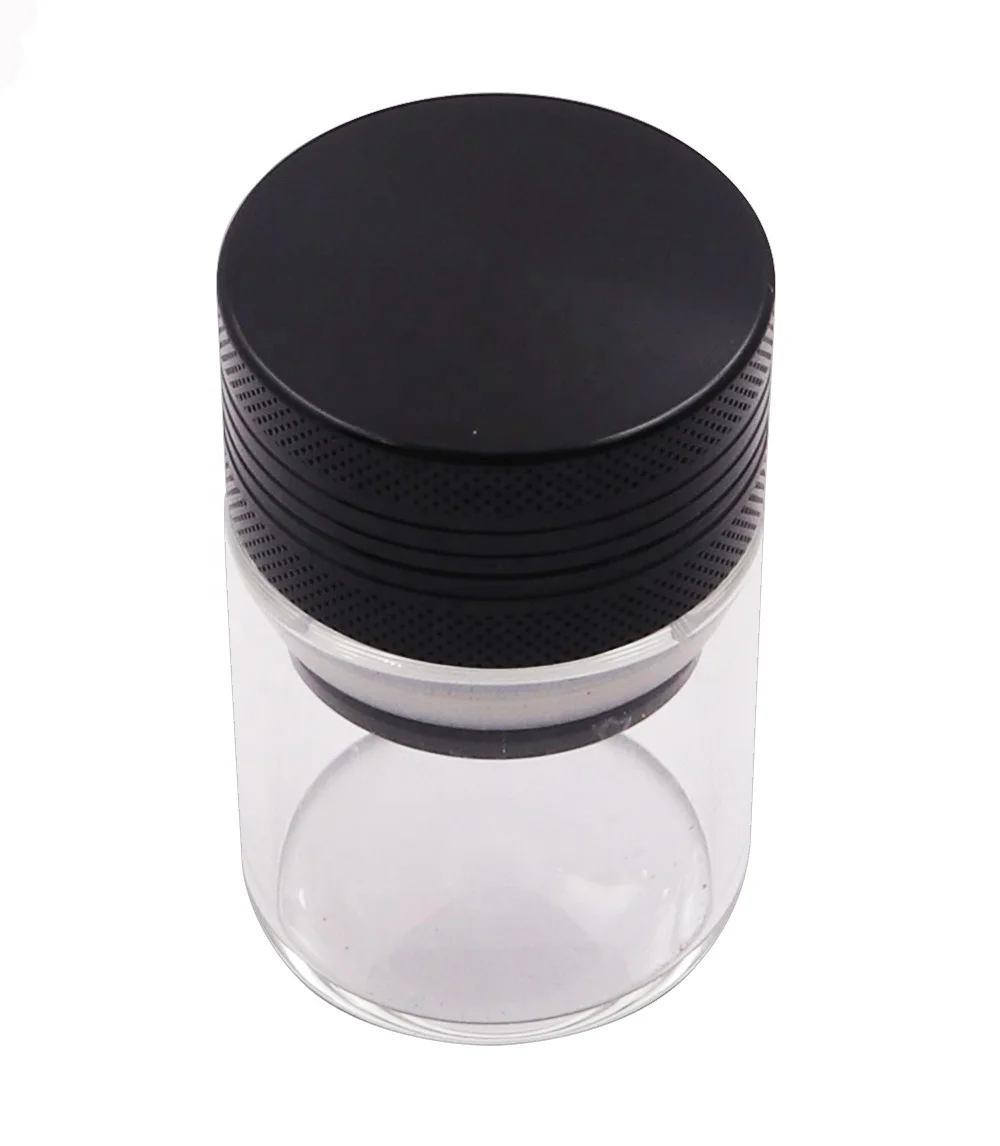 2022 factory wholesale mini herb grinder 40mm 3 layers aluminum dry herb grinder with stash