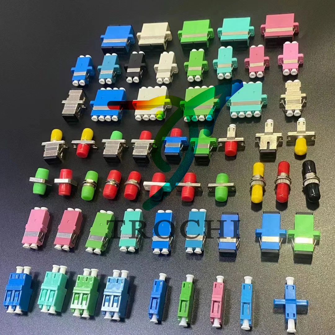 simplex duplex quad SC LC ST FC fiber optic adapter/coupler/connector