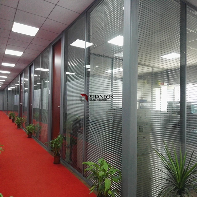 Fire Resistant MDF Wood  Partition Wall Full Height Partition for Office