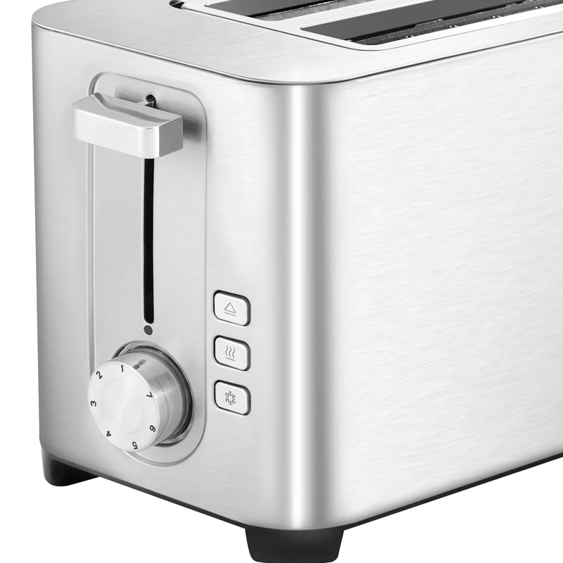 Новинка 2022 года от производителя тостеров с 4 длинными слотами, съемный лоток для крошек, для различных типов хлеба, с остановкой, функцией перегрева, размораживания