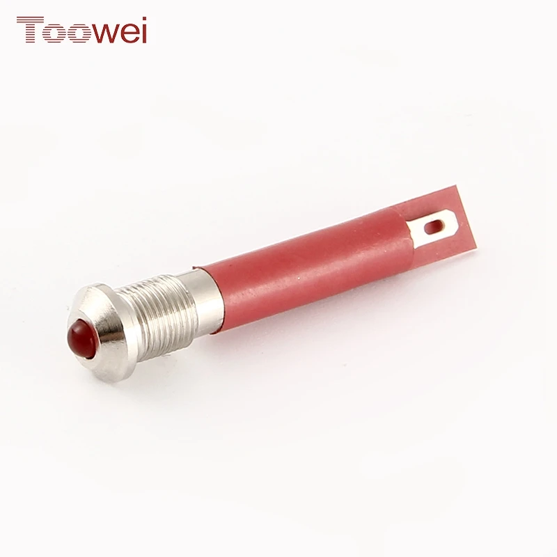 road elevator electrical red light indicator led tower indicator lights for bike 8mm ip67 waterproof