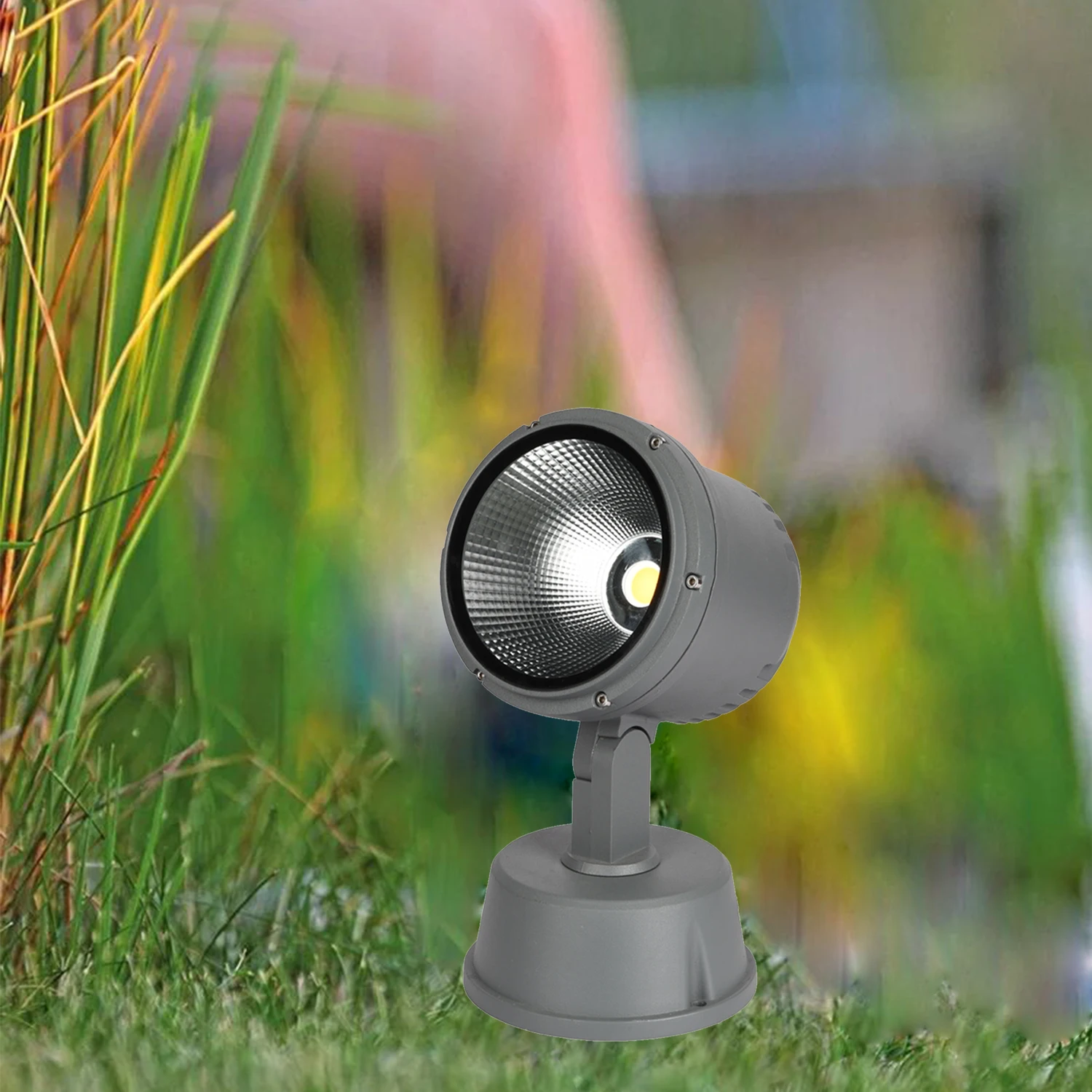 IP65 220V warm white rgb yard lighting grass land Outdoor garden landscape spike lamp