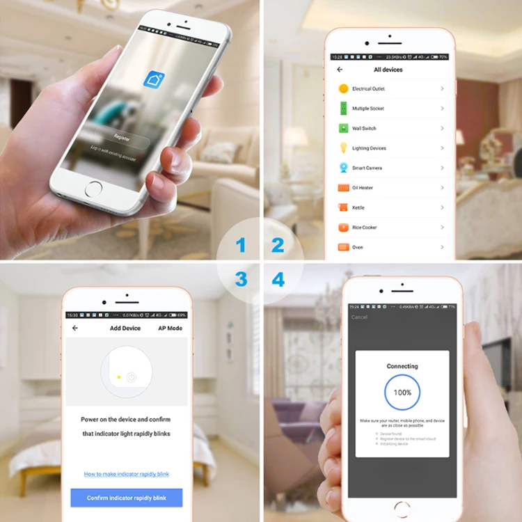 Wi-Fi розетка в британском стиле Smart Plug Таймер Пульт дистанционного управления блоком питания переключатель 16A Alexa мини-диктофон с функцией беспроводной
