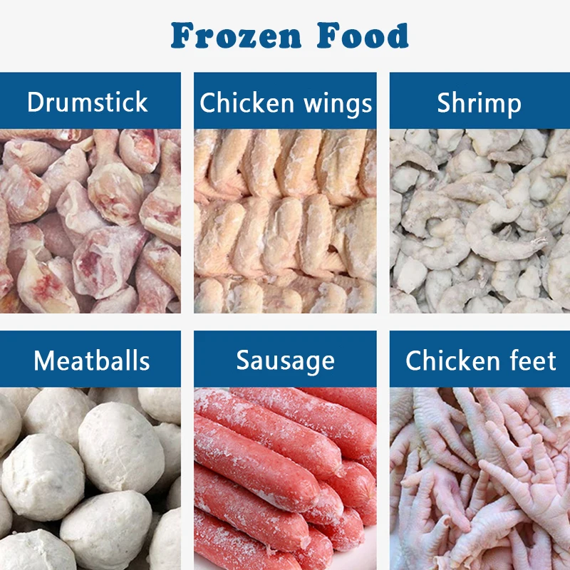 Automatic VFFS Vertical Frozen Food Packing Machine with Multihead Weigher for Dumplings Meat Balls Squid