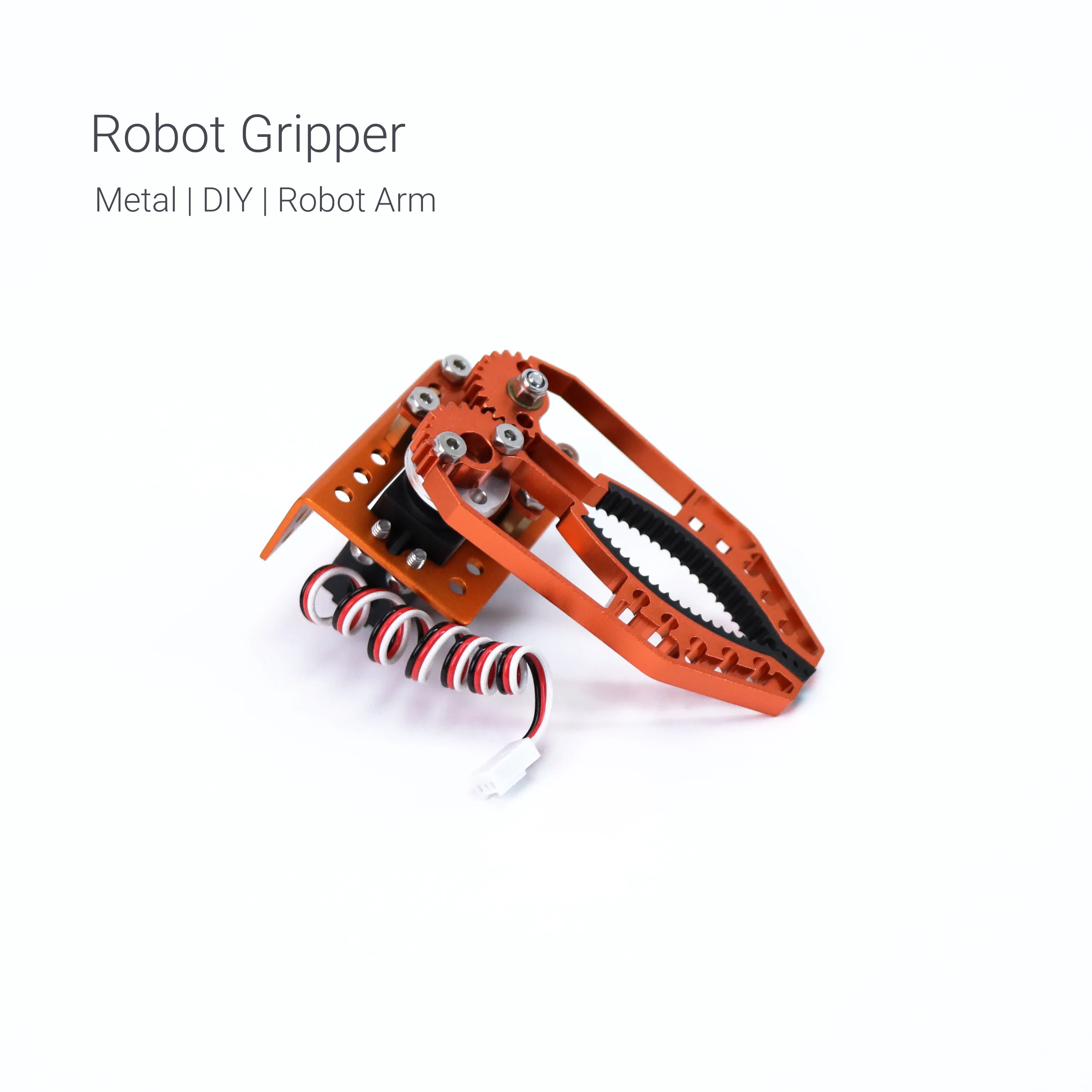 Weeemake Metal Robot Gripper MG995 STEM DIY Educational Robot Arm Gripper for Arduino Raspberry Pi micro:bit