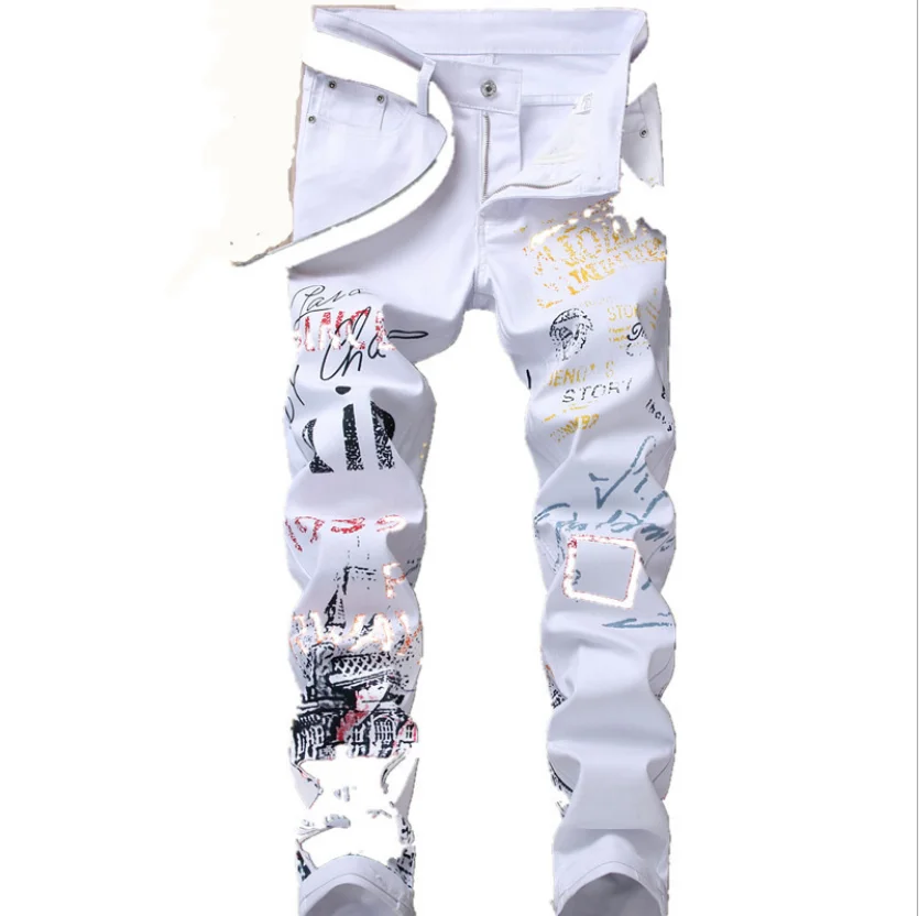 wholesale 2021 cotton printed pants men hip hop pants cotton casual pants
