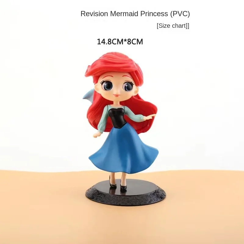 Cartoon custom resin art cute girl character princess figurines ornaments wholesale