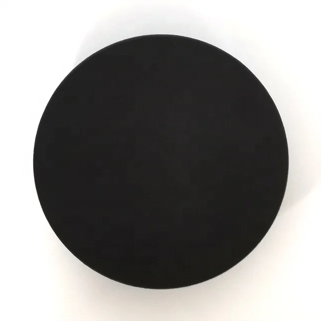  Custom size and color black bamboo lid for glass candle