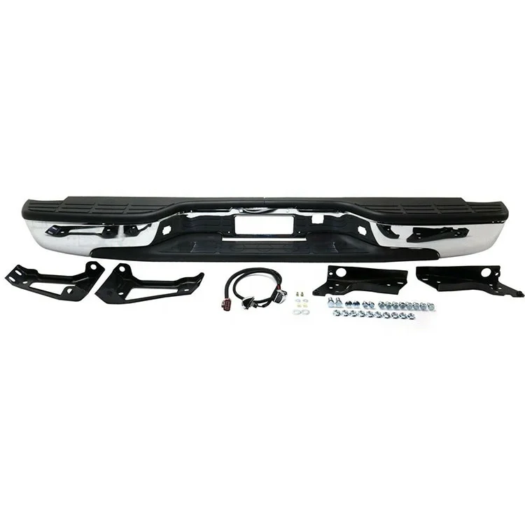 Chrome  Rear Step Bumper Assembly for Chevy Silverado GMC Sierra 1500 99-06