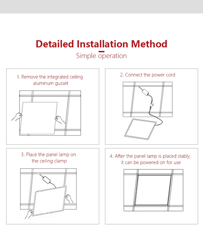 Factory Price Super Bright Ultra Silm Recessed Mounted Round Square Led Panel Lights For Home Office Ceiling