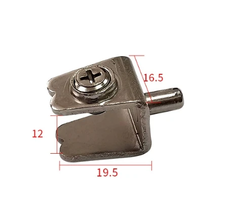 Glass door clamp Nickel iron glass clamp Bathroom glass fixture Universal hardware accessories