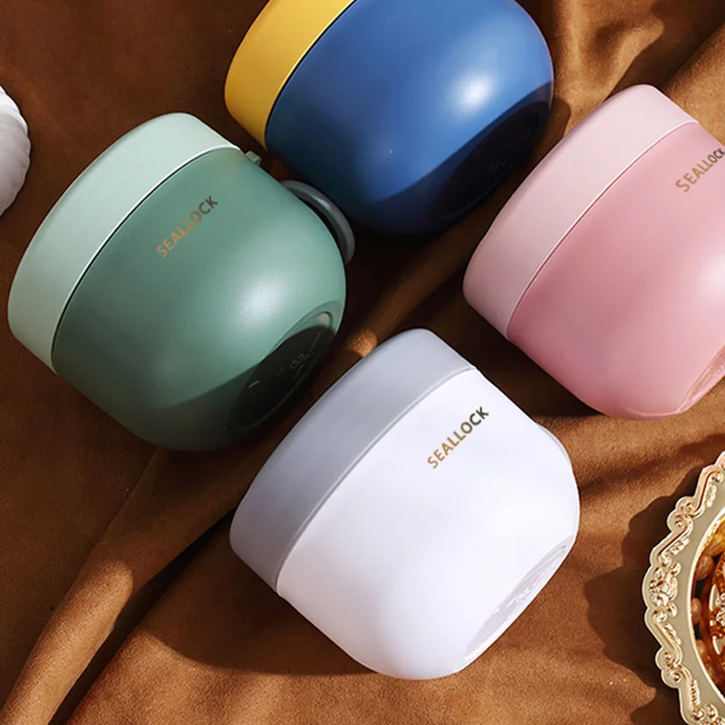 Portable 304 Stainless Steel Bowl 600 ML Yogurt Porridge Pot Breakfast Cup Oatmeal Cup Preservation Lunch Box For Kids