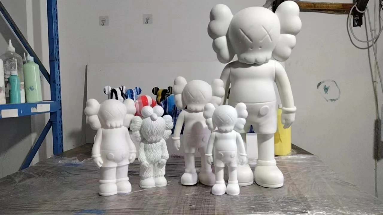 Hot Sales Fluid Bear Handmade DIY Violent Bear Acrylic Paint Fluid Bear model Set For Kids and Adult with Pigment And Toolkits