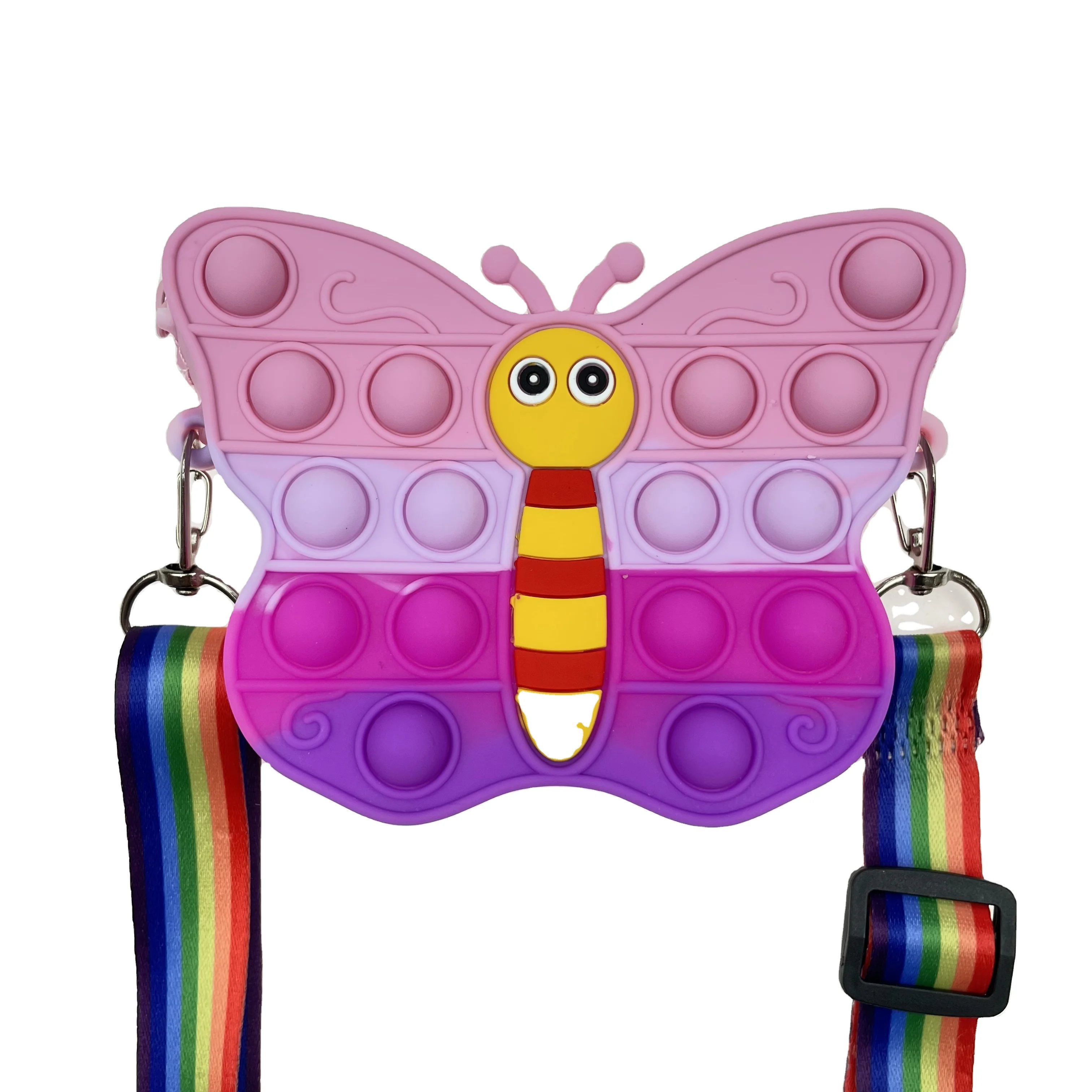 green outdoor sport kid healthy and environmentally friendly Rodent Pioneer Decompression Silicone Toy Bag