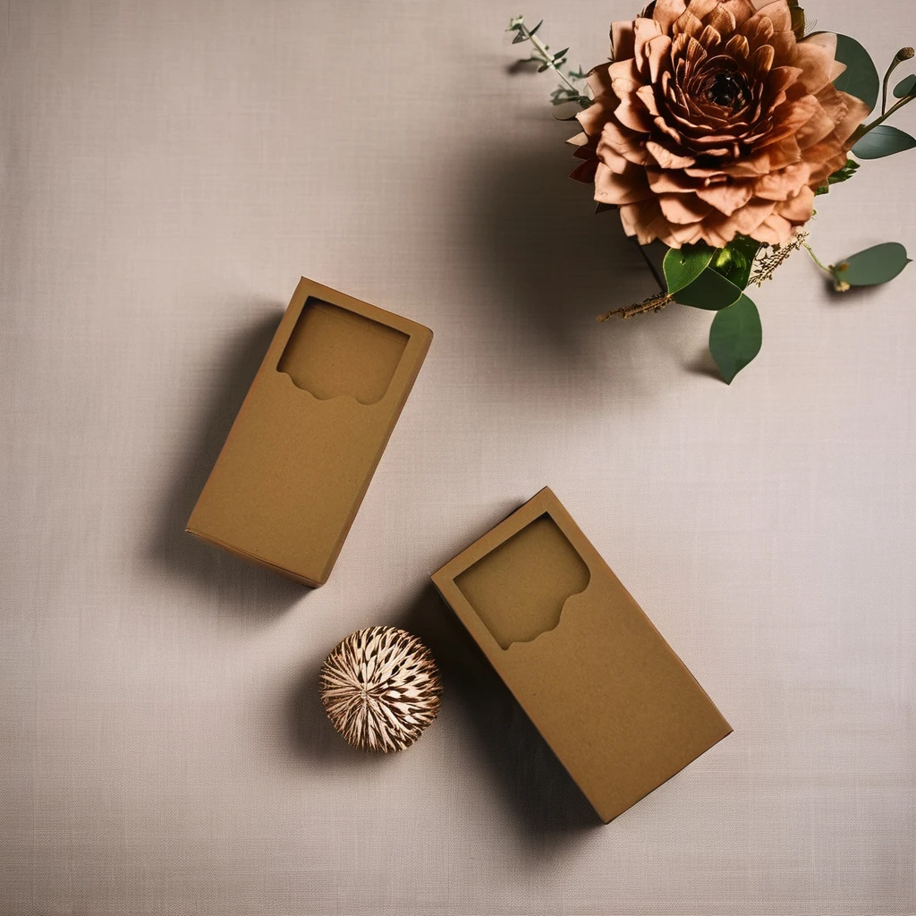 Recyclable  Craft Chocolate bar Packaging Box Custom Printing Natural Chocolate bar Gift Box