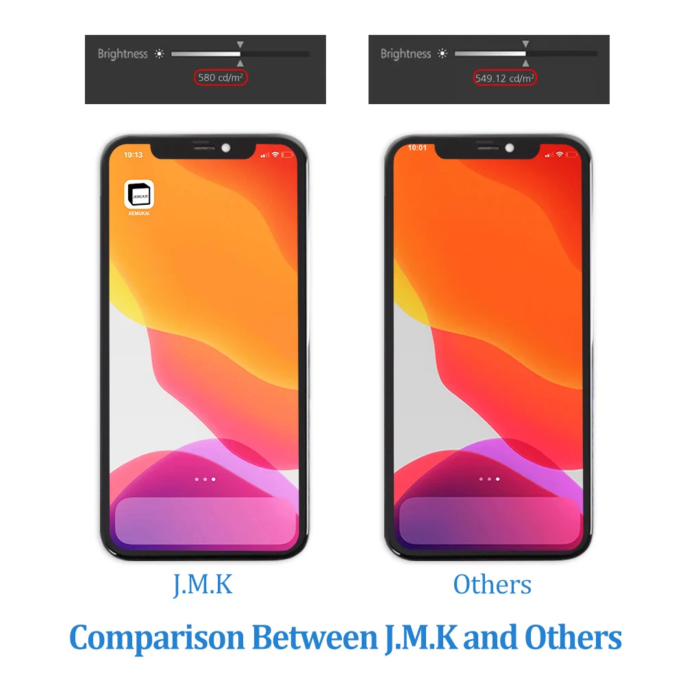 ЖК-дисплеи для мобильных телефонов Iphone X Xr Xs Max 11 Pro Замена ЖК-экрана с дигитайзером