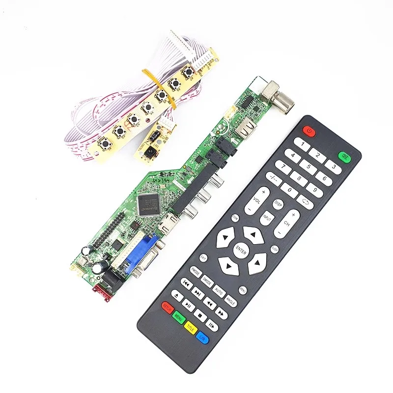 Универсальная материнская плата TV T.SK105A.03 заменить T.SK106A.03 T.RD8503.03 T.V56.03 board LCD Controller Driver