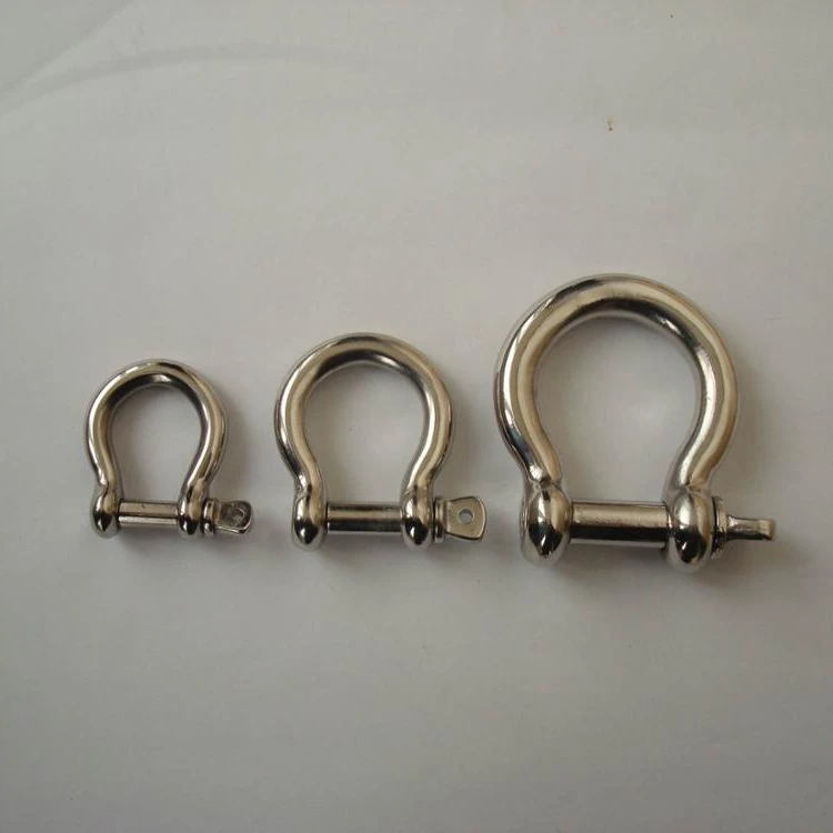 
Stainless steel JIS type Bow shackle for marine and industrial rigging aplications 