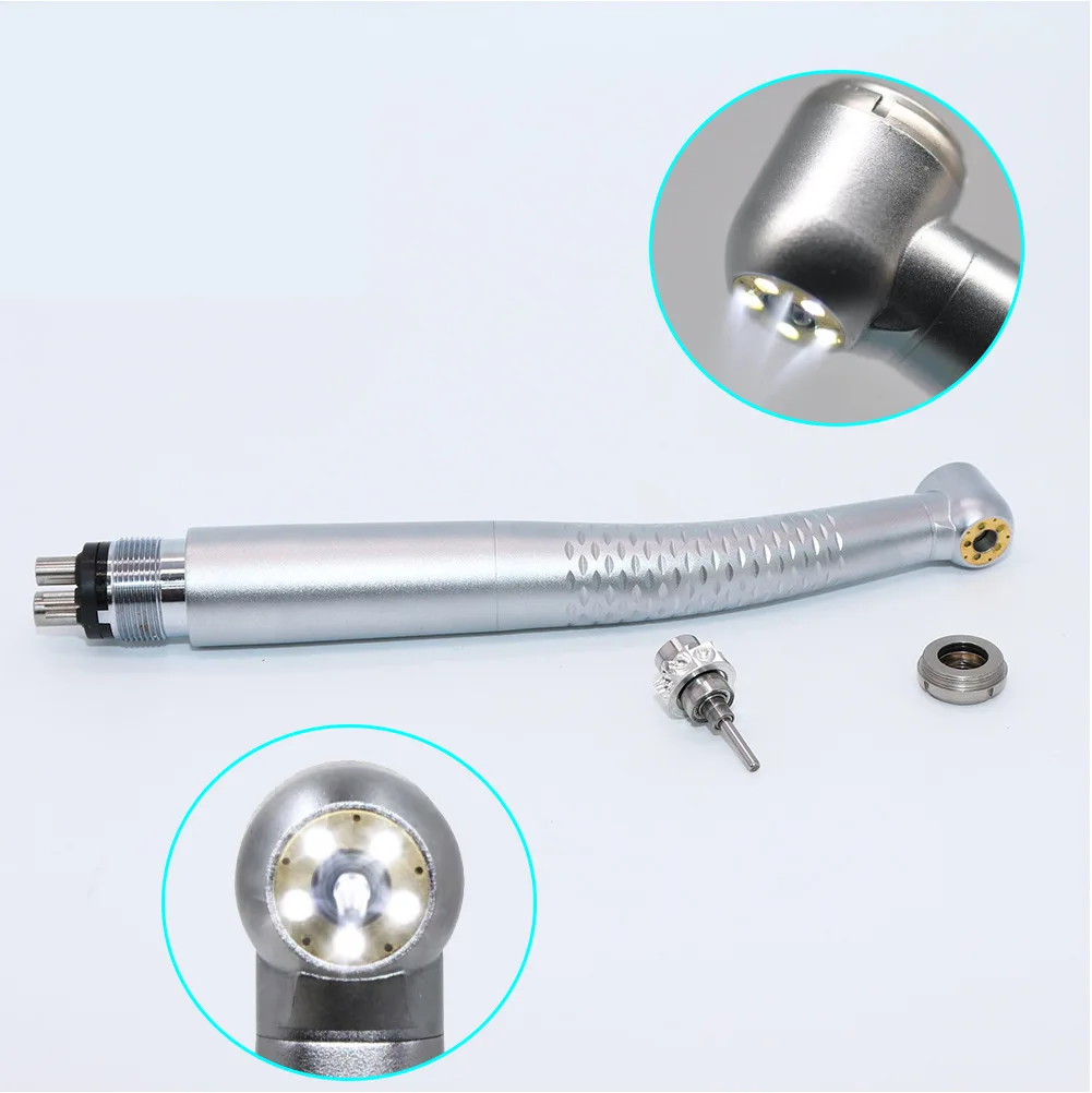 Dental Handpiece Cheap Push Button 5 Water Spray 5 LED Turbine Air Dental High Speed Handpiece