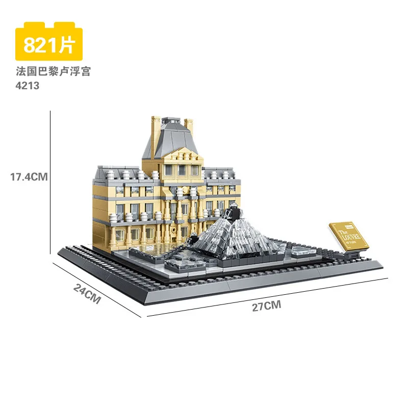 NEW DIY Famous Buildings Creator Expert Street View Neuschwanstein Assembly Building Blocks Bricks Sets Kids Classic Model