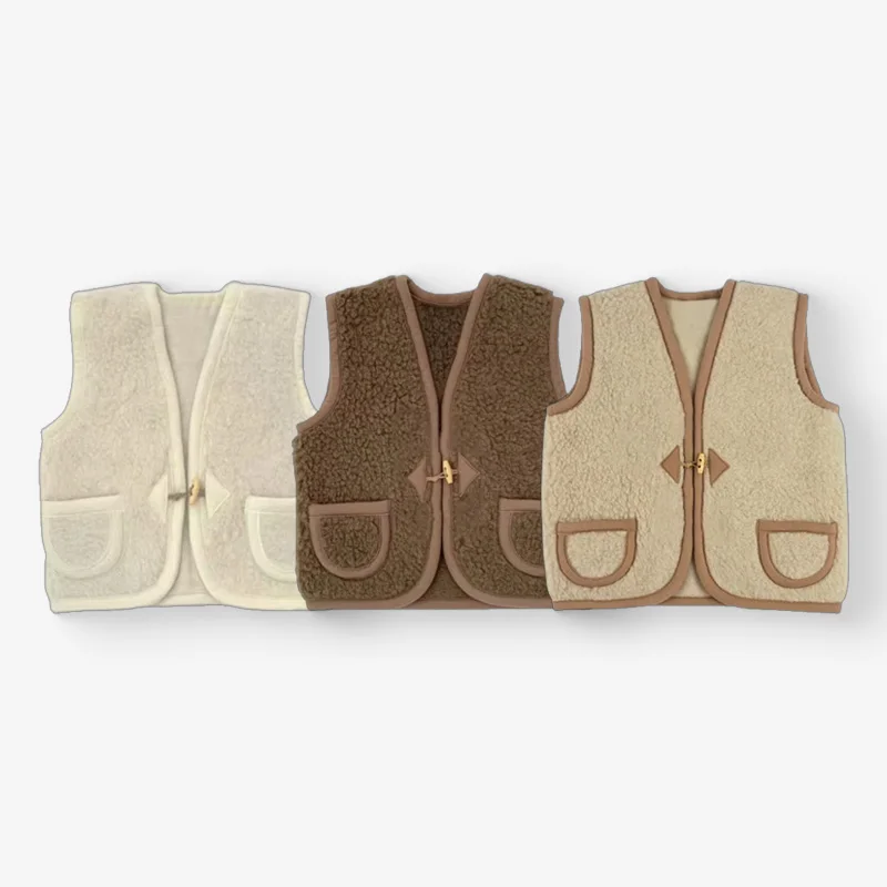 Autumn and winter new design infant girls European and American new born cardigan vest baby coat clothes