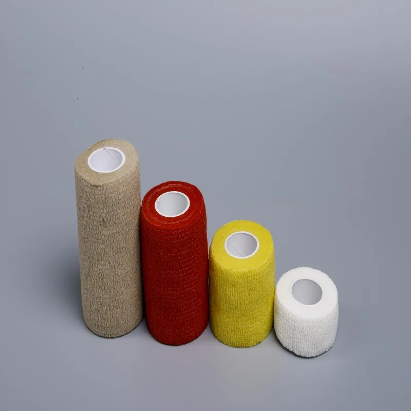 Horse bandage Cohesive Bandages non woven elastic self adhesive bandage latex or free latex