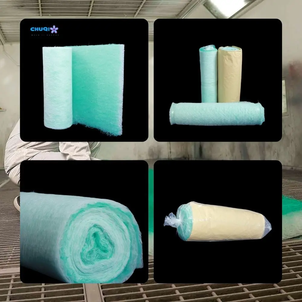 Fiberglass Filter Spray Booth Room Paint Stop Filter Fiberglass High Temperature Resistant Floor Filter