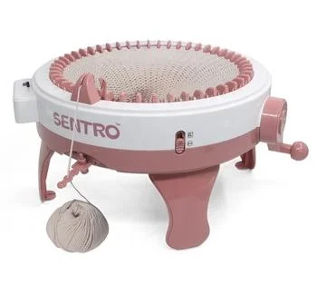 Lite High Quality Kids Toy Circular 40 Needles Knitting Machine Star Cylinder Wool Weaver (40 stitches) for Children