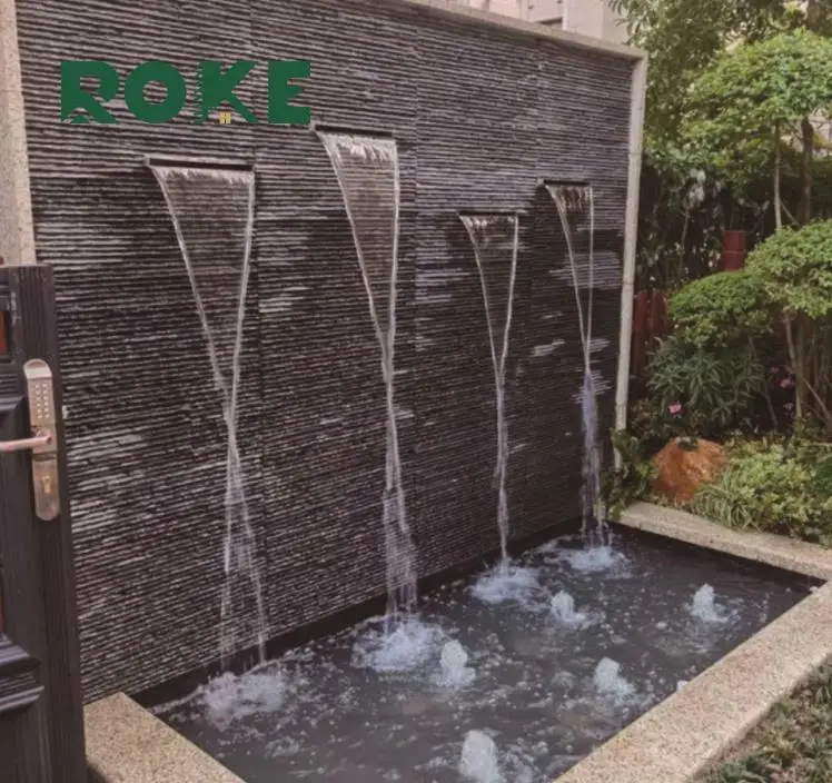 ROKE Soft Stone Cement Coarse Vein Limestone Exterior Wall Panels 600*1200 Bendable Flexible Facade Tile