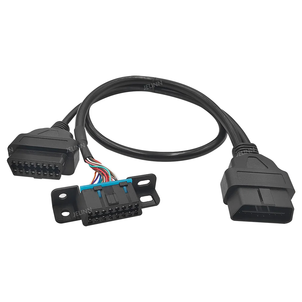 OBD 2 OBD2 сплиттер 16-контактный жгут проводов J1962 OBD-II Y кабель для автомобилей Buick Cadillac Opel Ferrari