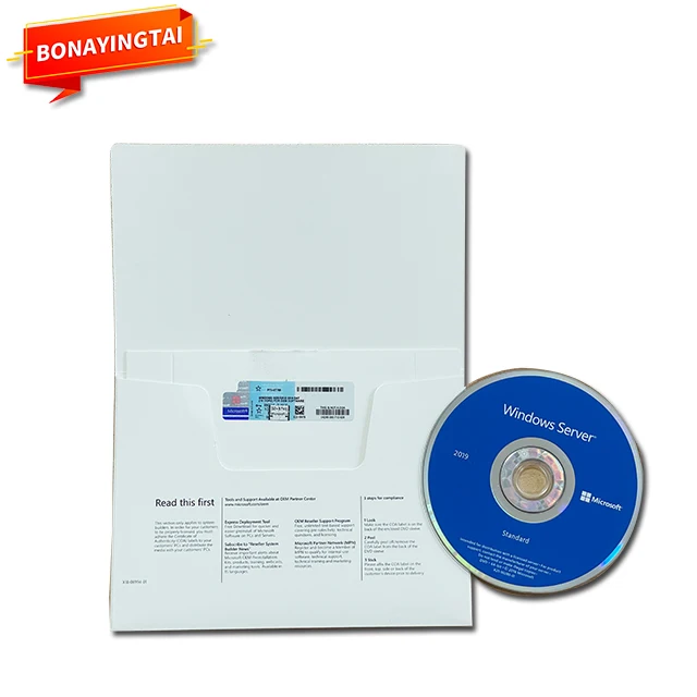 Windows Server 2019 Standard STD DVD полный пакет 6