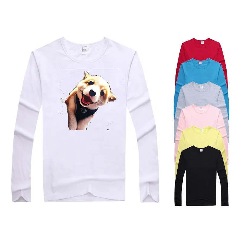 Футболка с длинным рукавом для мужчин и женщин, базовая Простая рубашка унисекс с принтом oem homme, однотонная, розовая, белая, простая, с длинными рукавами