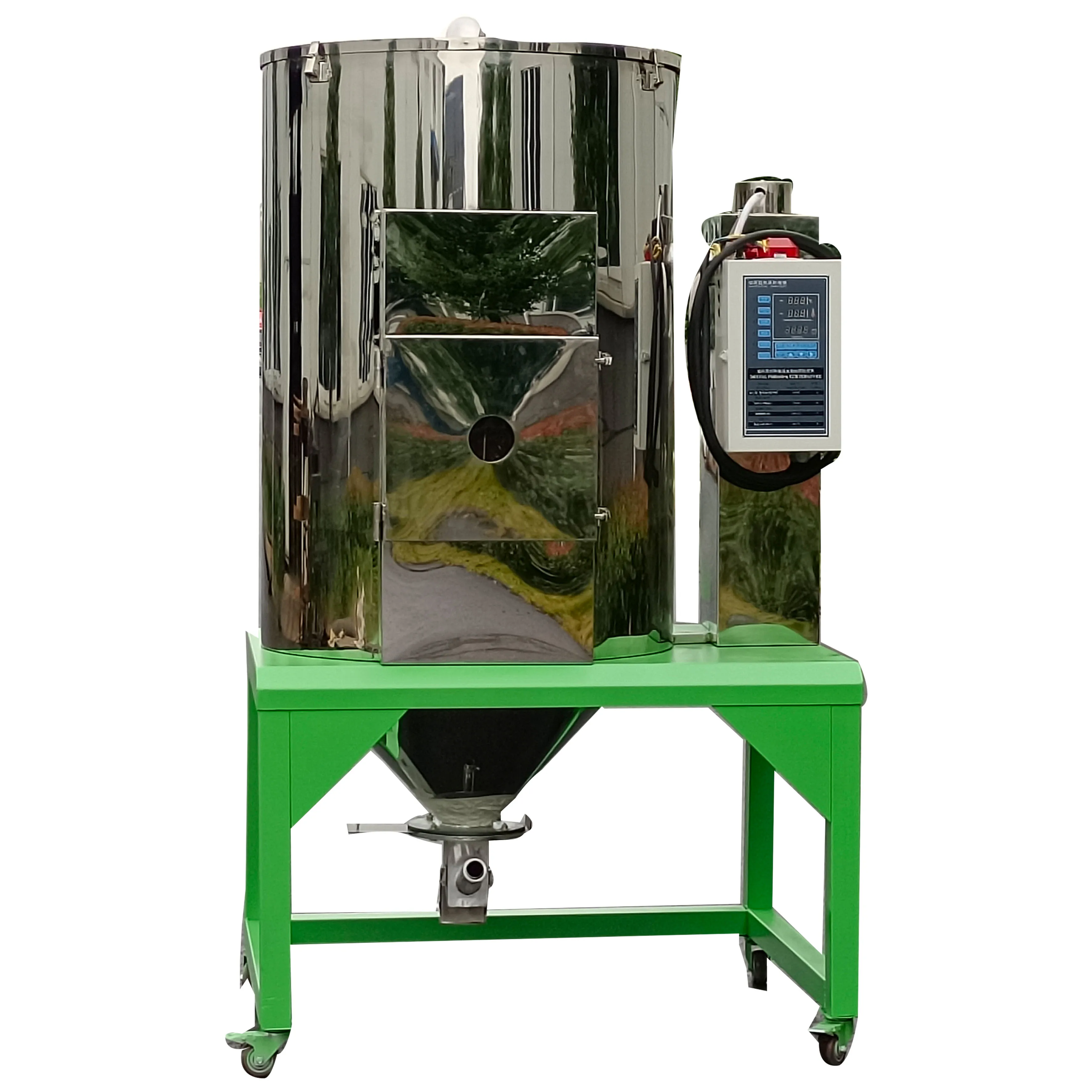 Европейская мощная двухслойная сушилка из нержавеющей стали для экструдера PVB ёмкостью около 200