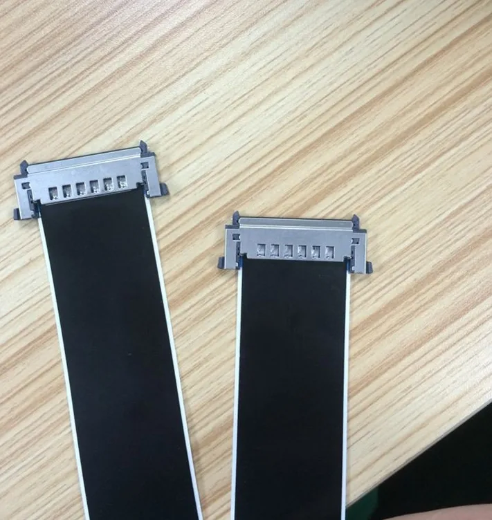 0.5mm 51pin lvds cable with magnet coil and acetate cloth for EMI interfere