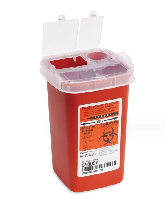 Different Capacity Medical Disposal Waste Sharp Container Medical Sharps Box