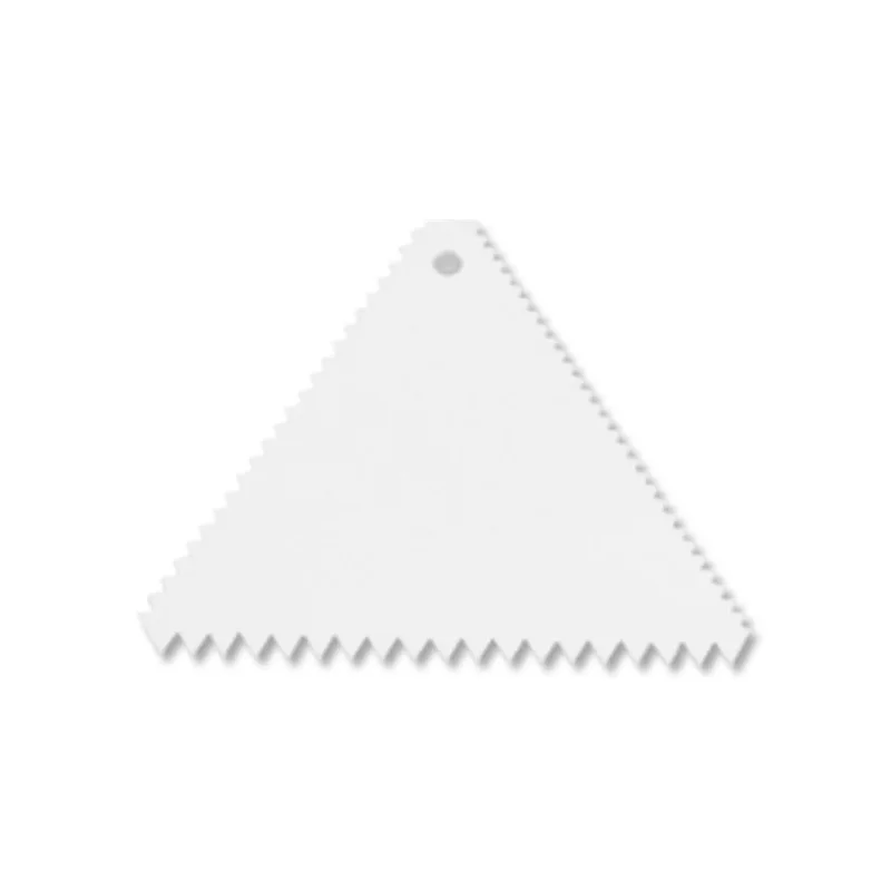 
Triangle Plastic Spatula Toothed Cake Cream noodle cutter PC tool scraper 