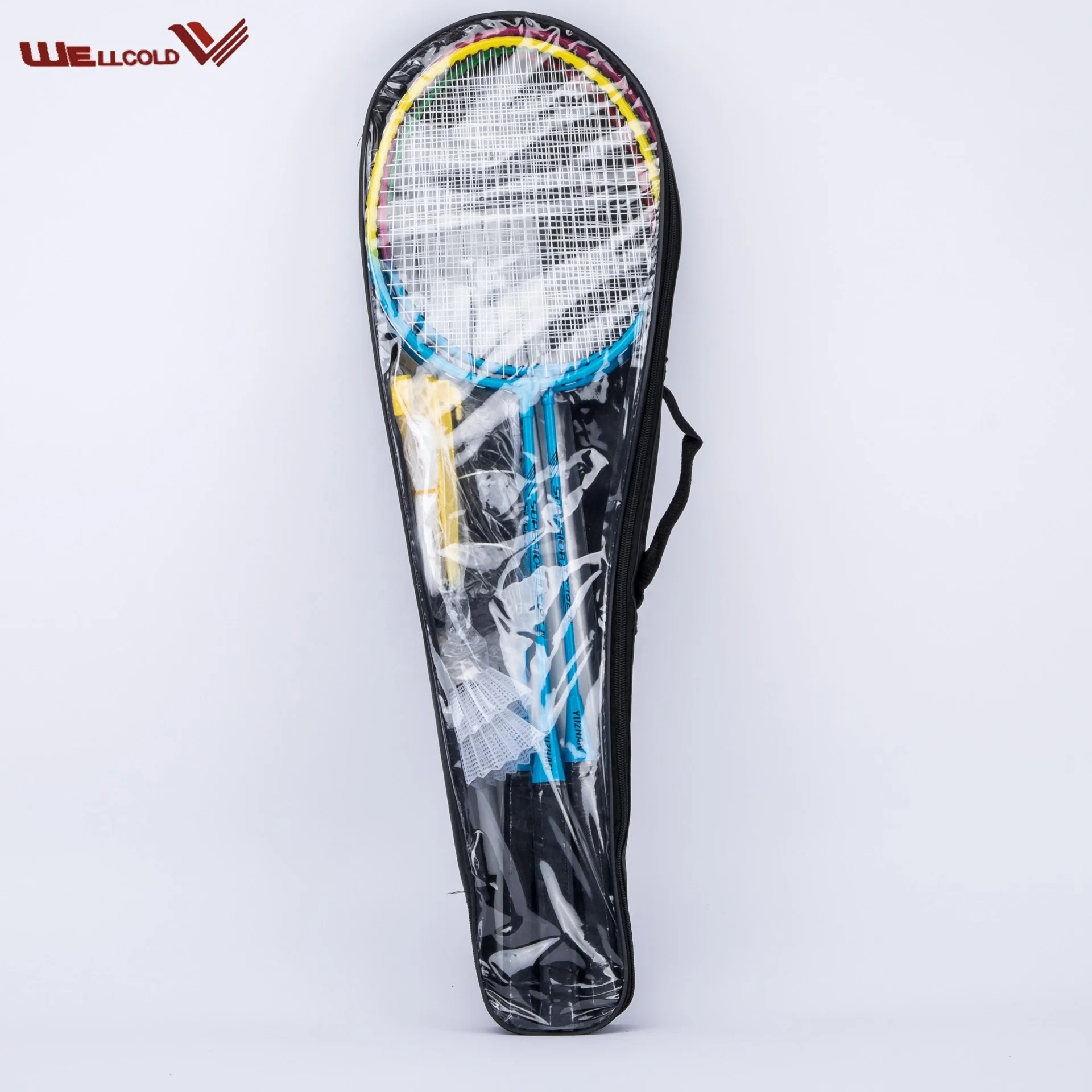 super grade mosquito racket shuttlecock holder badminton racket