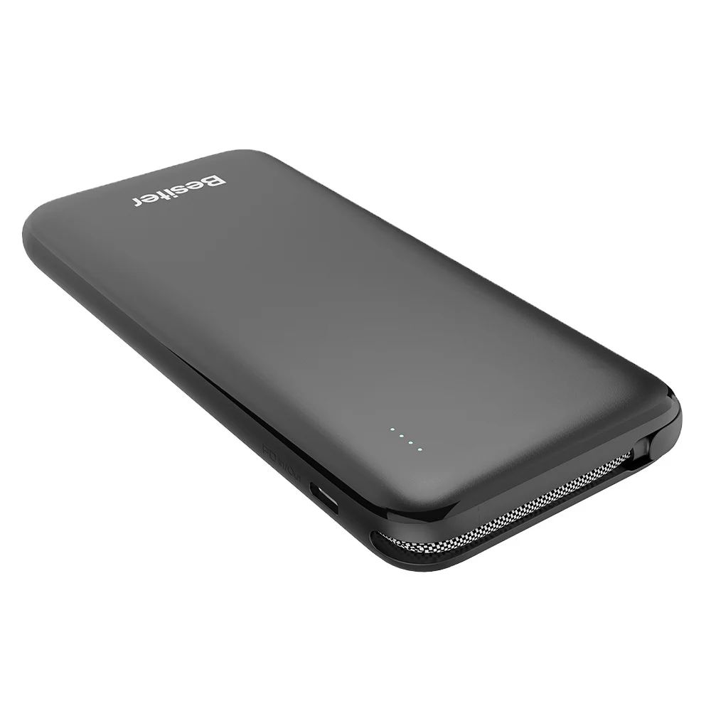 BST-01019 Power Bank & Power station portable with capacity 10000mAh Detachable charger with cable LED indicator power banks