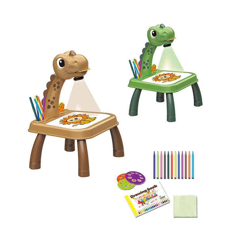 educational art toys interactive digital projector sketch adjustable projection drawing board machine desk set for children